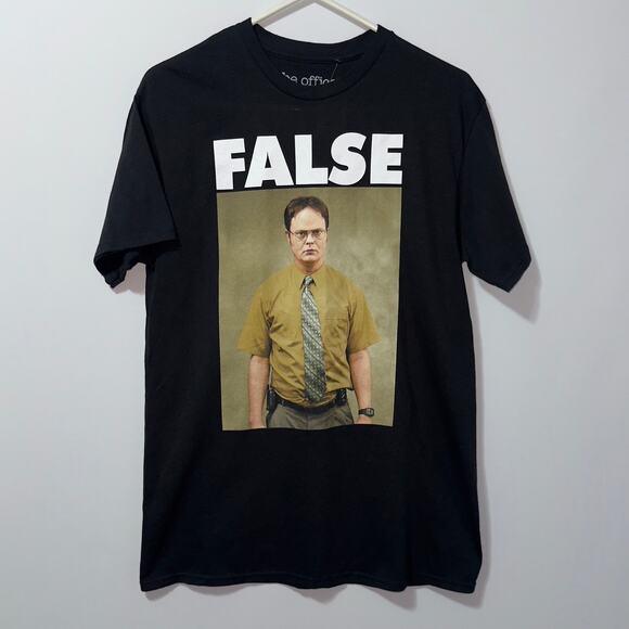The Office Dwight Schrute black Shirt unisex size medium - Picture 1 of 3